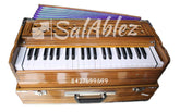 Folding Harmonium With Coupler Free Padded Carry Bag - 7 Bellow, 42 Keys, 3 Reeds (Bass + Male+ Female), 3 1/2 Octaves, Instant Response Keyboard ā No Lag Time