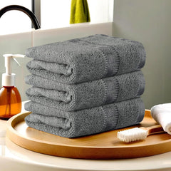 Kuber Industries Cotton Hand & Face 200 Gsm | Easily Washable Workout Gym Napkins For Men - Green (Pack Of 3)