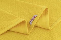 Casa Copenhagen Egyptian Cotton Waffle 1 Pcs Large Bath Towel 500 Gsm (Butter Yellow)