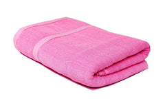 Space Fly Cotton Luxury Bath Towels 600 Gsm (Pink)- Pack Of 1