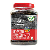 Goodricke Roasted Darjeeling Tea 250gm Jar, 8.8 Ounce - Flavoury Golden Orange Pekoe | Premium Black Loose Leaves Tea With Rich Taste & Flavor - 100% Pure & Original Long Leaf Chai | Low Caffeine