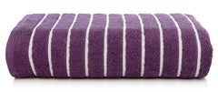 Casa Copenhagen Egyptian Cotton Waffle Large Size Bath Towel 500 Gsm (Dark Purple)