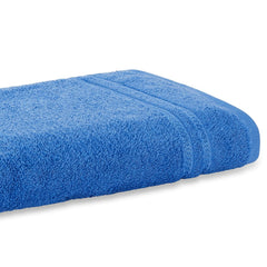 Welspun 100% Cotton Quik Dry Bath Towel 380 Gsm | High Absorbency Super Soft, Fast Drying Bath Towels | Large Size Bath Towel For Men & Women (Navy Blue)