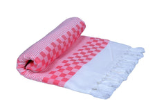 Traditional Thread'S 100% Bamboo Large Size Bath Towels 350 Gsm | Ultra Soft, Absorbent, Light Weight & Quick Dry Towel, Travel, Gym, Beach (Coral Pink)