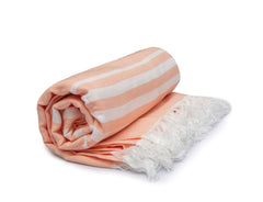 Mush 100% Bamboo Large Bath Towel 280 Gsm | Ultra Soft, Absorbent, Light Weight, & Quick Dry Towel For Bath, Travel, Gym, Beach, Pool & Yoga (Peach)