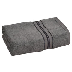 Cotton Bolls Textiles 100% Cotton Bath Towel 600 Gsm | Super Soft & Absorbent Quick-Dry Bath Towel Textured & Durable Cotton Towel (Dark Grey)