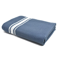 Pring Cotton Plain Dobby Thick Bath Towel 450 Gsm (Dark Grey)