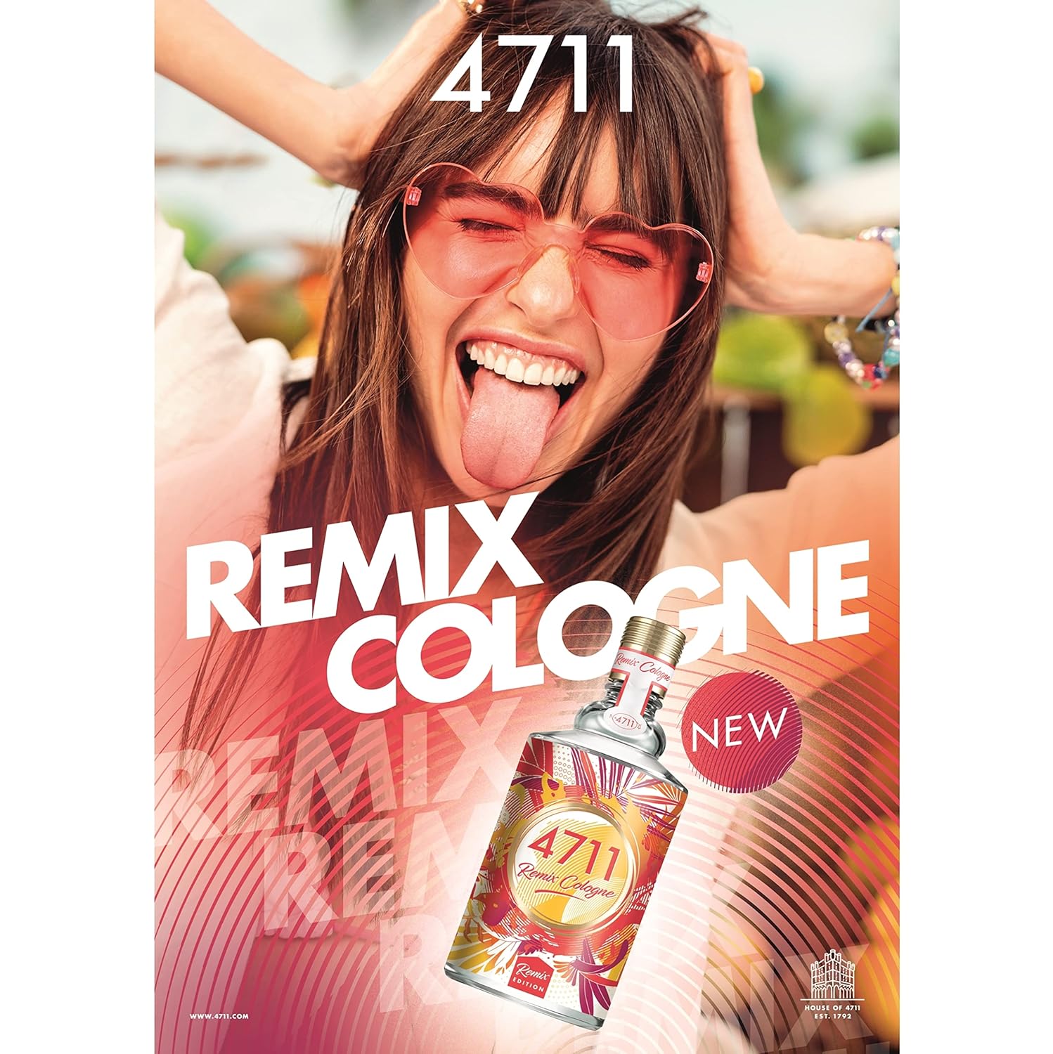 4711 Acqua Colonia Remix Grapefruit Eau De Cologne 100ml 3.4 Fl.oz. | Perfect Long Lasting Fragrance For Men & Women 4711 Acqua Colonia Remix Grapefruit Eau De Cologne 100ml 3.4 Fl.oz. | Perfect Long Lasting Fragrance For Men & Women