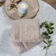 Maspar Amor Ultra Soft Hand Towel 400 Gsm (Beige) - 2 Pcs
