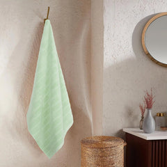 Mytrident Quick Dry 100% Cotton Bath Towel 450 Gsm (Sage Green) - 1 Pcs