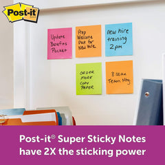 Super Sticky Notes 5 Pads X 90 Sheets | Notes, Reminders, Study, School & Organizing