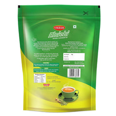 Vikram Elaichi CTC Tea Leaf - 1 Kg Pouch, 35.2 Ounce | Enriched With 100% Natural Ground Cardamom - Refreshing & Aroma Chai Patti | No Added Essence, Caffeine Free