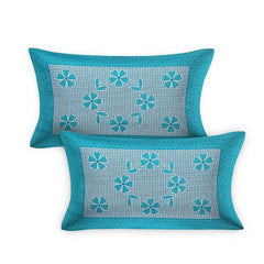 Cotton Double Bedsheet For King Size With 2 Pillow Covers - 90 X 100 Inches, Rama Green | Super Soft Breathable & Wrinkle Free