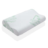 Cervical Pillow, Memory Foam Pillow With Bamboo Cover For Sleeping, White | Aerosoft Cushion With Washable Cover, Adjustable Pillow, Ideal Pillow For Back Side & Stomach Sleepers