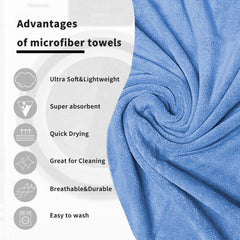 Sassoon Venir Microfiber Men XL Bath Towel 450 Gsm | Ultra Soft Material, Towel For Daily Use (Heaven)