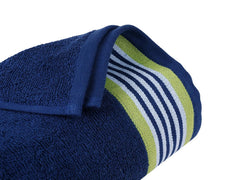 Casa Copenhagen, Germany Design He & She Super Soft Collection 100% Cotton 2 Pieces Large Bath Towel 525 Gsm - California Blue & California Green