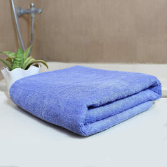 Heelium Bamboo Bath Towel 3x Softer & Quick Drying 400 Gsm Pack Of 2 (Iris)