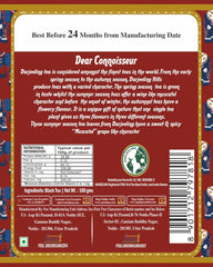 San-Cha Rare Darjeeling Muscatel Tea - 100gm, 3.5 Ounce | Summer Season Harvest Darjeeling Tea - Golden Orange Pekoe | Medium Caffeine Loose Tea Leaf