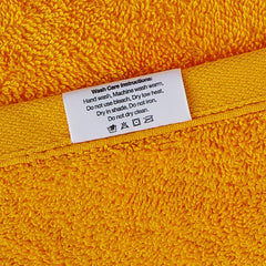 Showstopper Cotton Bath Towel 500 Gsm (Mustard Yellow)