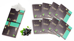 Aarogyam Herbals 100% Tobacco & Nicotine Free Cigarette For Relieve Stress & Mood Enhance Product For Smokers - 10 Sticks In Each Packet (Black Current Flavour, Pack Of 10)