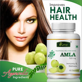 Inlazer Amla Health Capsule Amla Capsule Prevents Dark Spots & Acne, Truly All - Natural Solution To Get Vitamin C | 60 Capsule, 100gm 0.2lbs