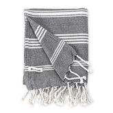 Indihaus Premium Large Cotton Bath Towels 380 Gsm | Soft, Absorbent & Comfortable Large Size Bath Towels (Slate Grey)