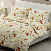 Cotton Bedsheet For King Size With Pillow Cover Set - 108x108 Inches, White | Breathable & Light Weight, All Season Comfort-Ideal For Daily Use & Gifting Bedsheet