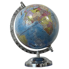 World Globe 6 Inch With Metal Stand For Kids & Student Learning 10 Years, Office & Desk Decor, Vip Occasion Or Boys Birthday Gift, Pack Of 1