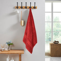 Mytrident Cotton Bath Towel 900 Gsm | For Men & Women Classic Towel 100% Cotton Bath Towel (Raspberry Red)
