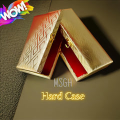 Designer Premium Mdf Wedding Box/Cash Box, Shagun Box, Decorative Box, Money Box, Gaddi Box 20 X 9 X 4cm, Colour - Golden, Style - Elegant