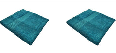 Bombay Dyeing Cotton Large Size Bath Towel 1000 Gsm (Blue) - 2 Pcs