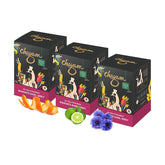 Chayam Baron's Earl Grey Tea - Pack Of 3 X 20 Pyramid Tea Bags | Citrusy Orange Peel & Blue Corn Flower - Make Hot Or Iced Tea | Low Caffeine, Antioxidant Rich