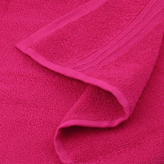 100% Cotton Bath Towel 600 Gsm | Soft Absorbent For Daily Use Bath Towel (Hot Pink)