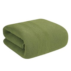 House Of Terry 100% Cotton Bath Towel 450 Gsm | Quick Dry, Fade-Resistant, Soft, Lightweight & Absorbent For Men & Women Large Size Towel (Olive Green)