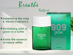 JD International 909 Man Apparel Classic Range Perfume For Men With Long Lasting Fragrance - 100ml, 3.4 Fl.oz.