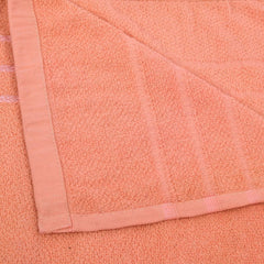 Blissful Creations 100% Cotton Bath Towels 450 Gsm | Soft & Absorbent Bath Towel For Men & Women - Urban Comfort (Orange)
