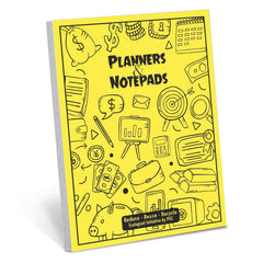 A4 Size, Pads, Writing Notepad, Paper Pad, 50 Single Side Ruled Sheets Per Pad (White) Pack Of 7