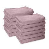 Housse Premium Microfiber Face Towel 1700 Gsm | Korean Beauty Ultra Absorbent, Odour-Free, Quick Dry Face Towel (Pack Of 12) - Nirvana Purple
