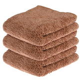 Kuber Industries Cleaning Towel 450 Gsm | Reusable Cleaning Cloths For Kitchen, Duster, Cleaning Towel (Brown) Pack Of 3