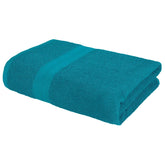Bedspun Cotton Bath Towel 400 Gsm | Gym, Workout, Super Soft Absorbent, Lightweight, Ultra Absorbent, Quick-Drying Towel (Teal) - 1 Pcs