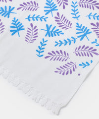 Suam Aruba Cotton Towel 400 Gsm | Quick Absorption For Beach, Pool, Travel, Spa & Yoga | Printed Cotton Towel - Standard Size | Lavender