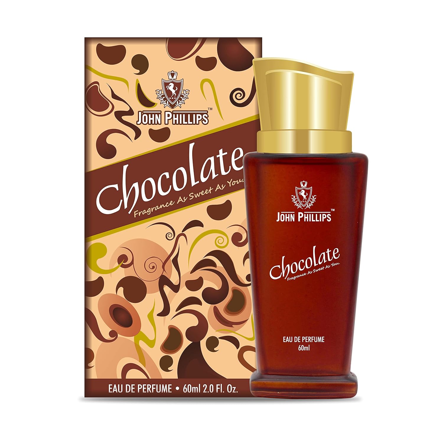John Phillips Luxury Chocolate & Magic Rose Eau De Parfum 60ml 2 Fl.oz. Each Pack Of 2 For Men & Women John Phillips Luxury Chocolate & Magic Rose Eau De Parfum 60ml 2 Fl.oz. Each Pack Of 2 For Men & Women