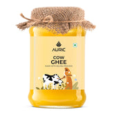 Pure Bilona Cow Ghee By Auric | Healthy & Delicious Desi Ghee For Daily Pooja & Daily Kitchen Dishes Good For Diet | (1 Litr) 33.8 Ounce | Jar Pack