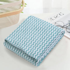 Spread Spain Microfiber Bath Towels 1 Kg | Coral Extra Soft Plush & High Absorbent Towel For Gym & Workout - Pack Of 2 (Green)