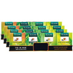 TE-A-ME Assorted Green Tea Bags - Pack Of 4 X 40 Tea Bags | Kashmiri Kahwa+ Tulsi+ Green Tea+ Honey Lemon Green Tea Bags - Contains Caffeine