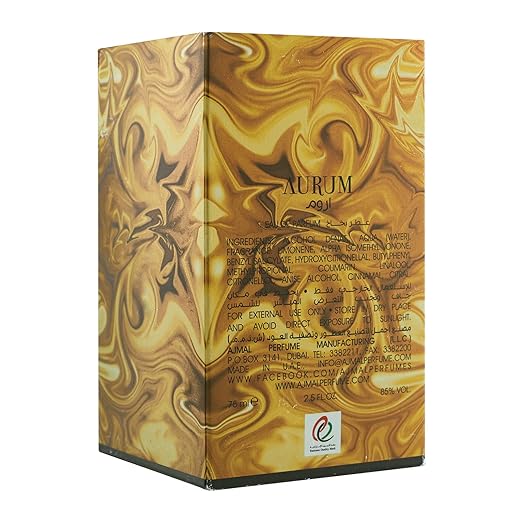 Ajmal Aurum Eau De Parfum Fruity Perfume For Women 75ml 2.5 Fl.oz. | Perfect For Dailywear & Officewear Ajmal Aurum Eau De Parfum Fruity Perfume For Women 75ml 2.5 Fl.oz. | Perfect For Dailywear & Officewear