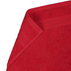 Trident Soft Comfort Air Rich Towel 100% Cotton Hand Towel For Daily Use, 500 Gsm Highly Absorbent Towels For Men/Women, 4 Pcs Hand Towel Set (Crimson)