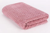Maxoshine Microfiber Bath Towels 310 Gsm Large Size-Super Soft Coral Fleece Bathing Towel With Hook Quick Dry Super Absorbent-Bath Towel For Men & Women (Pink)