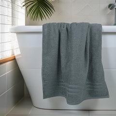 Swaursaha Premium Cotton Bath Towel 600 Gsm | Ultra Soft, Quick Dry, Super Absorbent Towel For Home, Spa, Gym & Travel (Grey)