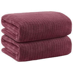 Story@Home Bath Towels Large Size 670 Gsm | Microfiber Bath Towel For Men, Women & Kids -Set Of 2 (Pink)